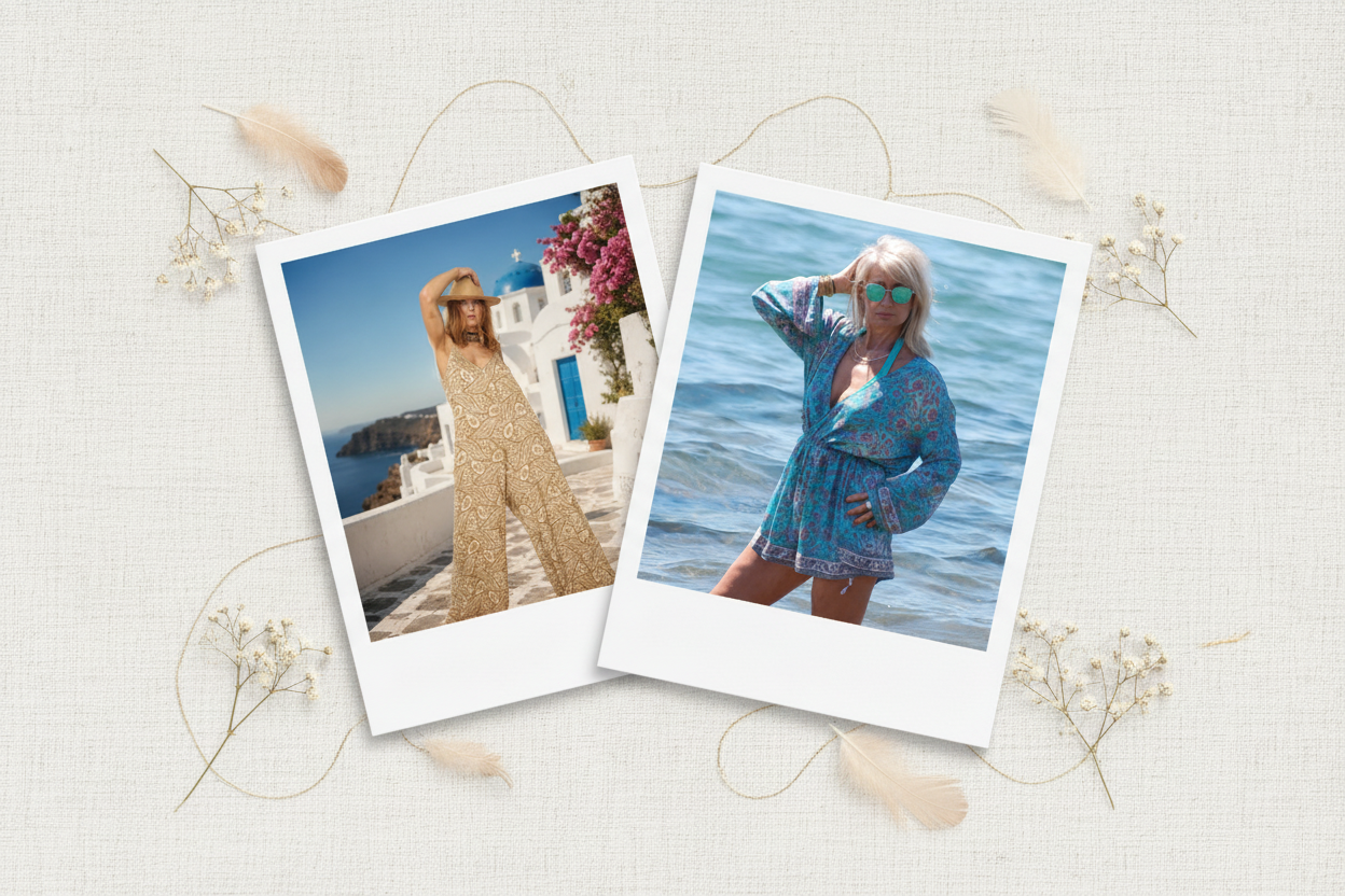 Montage polaroid combinaison pantalon + combishort