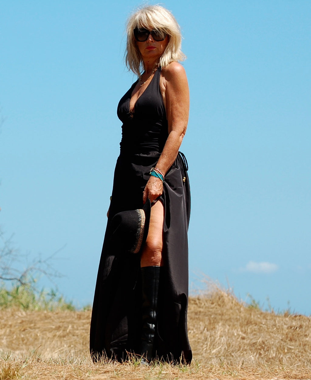  Jupe longue bohème Chiara black – silhouette élégante et fluide
