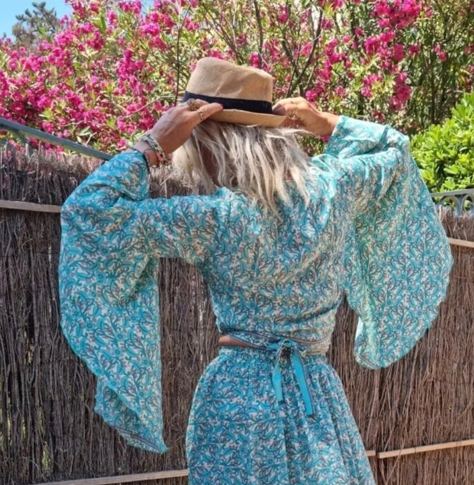 TOP GIPSY BOHÈME Paisley Green