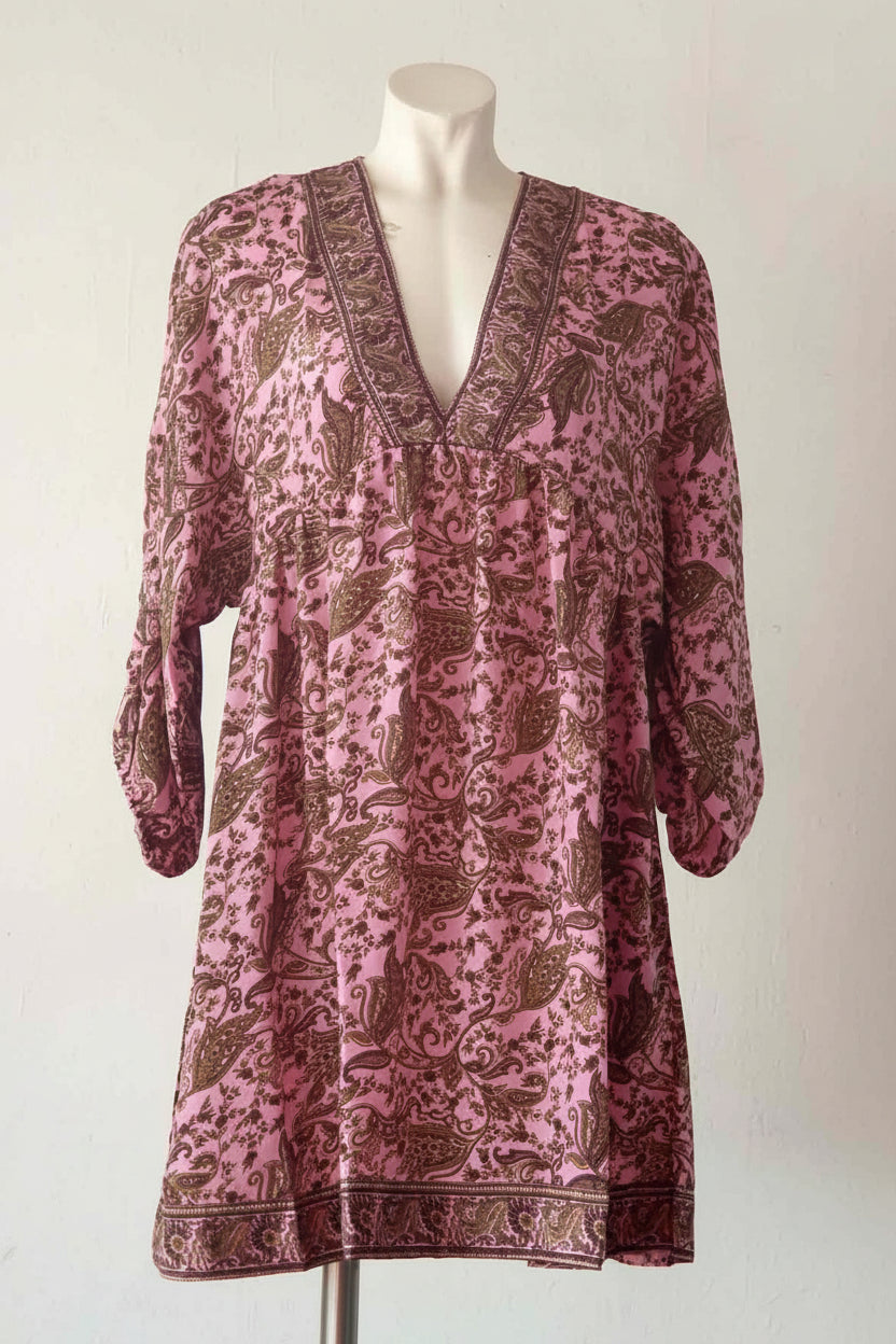 ROBE LILIE PINK  BOHEME 